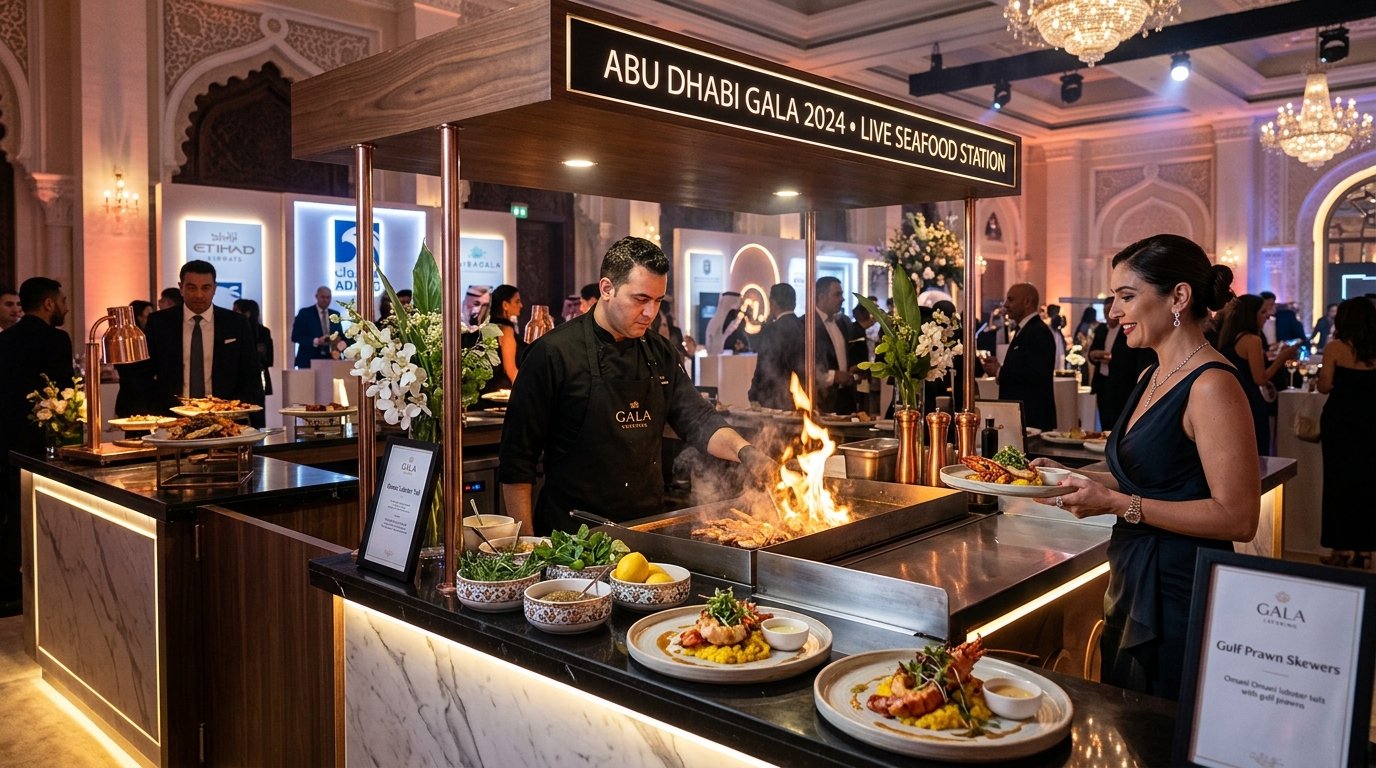 Corporate Event Food Station Packages in Abu Dhabi and UAE