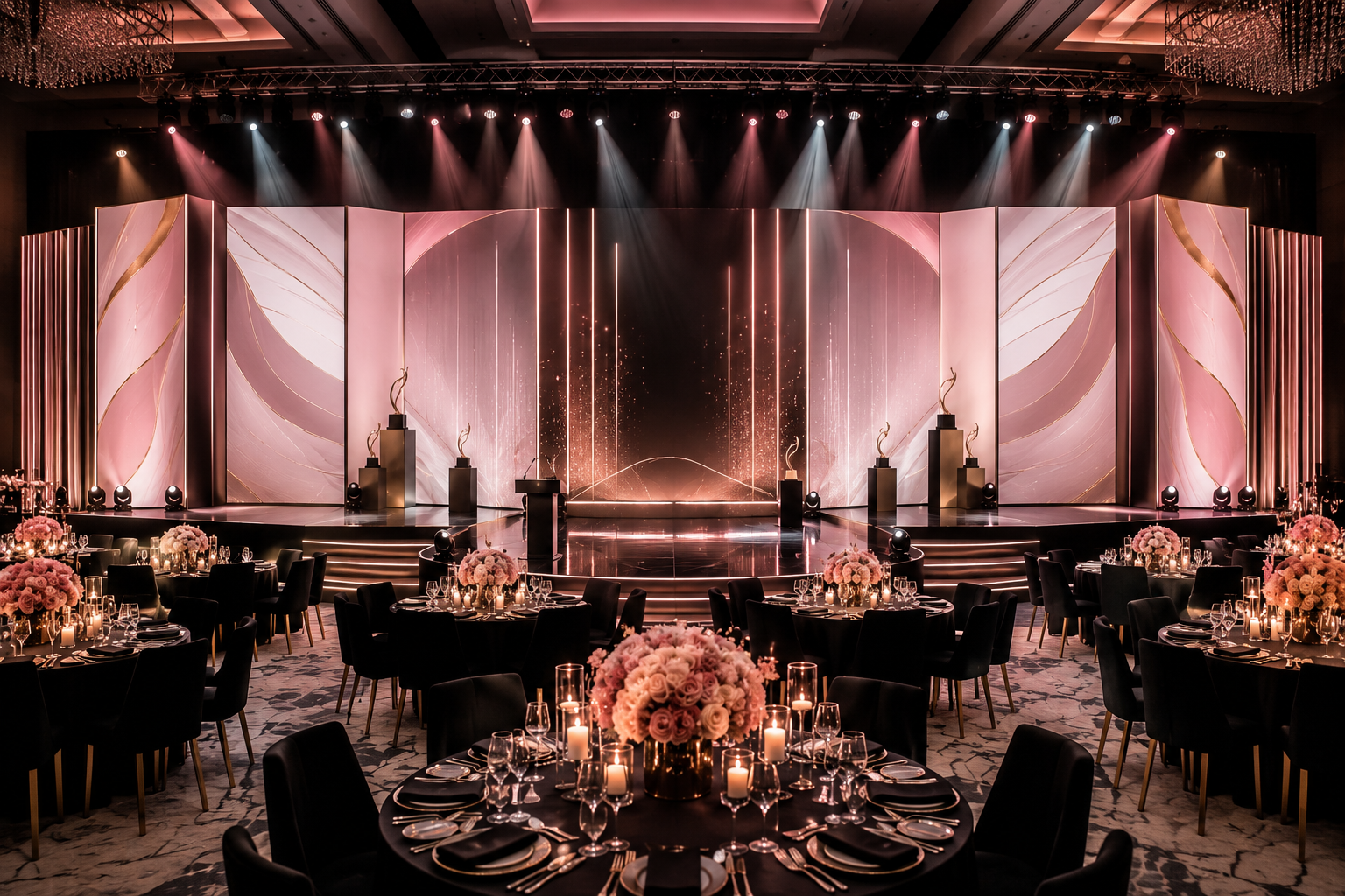 Corporate gala dinner and awards ceremony production in Dubai